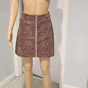 Mod leopard skirt 